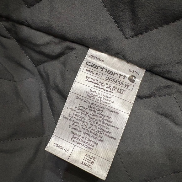 NWT Carhartt Super Dux Insulated Traditional  Coat Women’s XXL - Picture 11 of 16